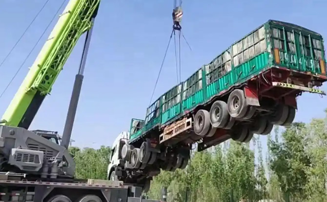 岐山道路脱困救援案例